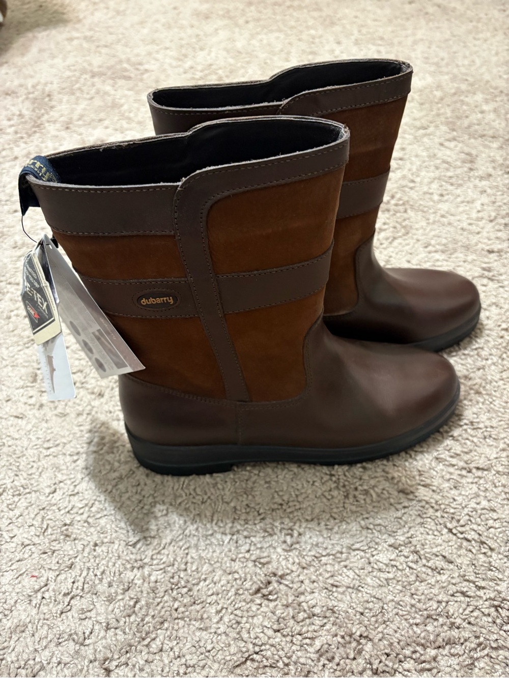 Dubarry Roscommon Country Boots in Walnut